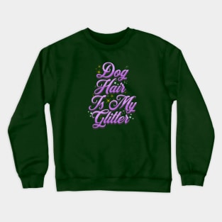 Dog Hair Glitter Crewneck Sweatshirt